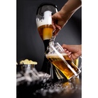 Башня пивная «Вавилон», 2 л, колба для льда, подсветка, батарейки Ag10, пластик, чёрная 1647415