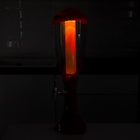 Башня пивная «Вавилон», 3 л, колба для льда, подсветка, батарейка Ag10, пластик, красная 1647416