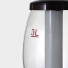 Башня пивная «Вавилон стиль», 3 л, колба для льда, подсветка, батарейки CR=2032, пластик, коричневая - Фото 2