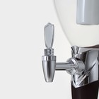 Башня пивная «Вавилон стиль», 3 л, колба для льда, подсветка, батарейки CR=2032, пластик, коричневая - Фото 3