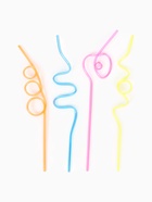 Трубочки для коктейля «Завитушка», набор 4 шт., МИКС 1652873