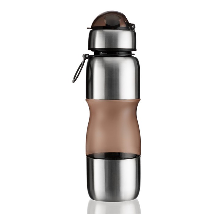 Бутылка для воды велосипедная, 650 мл, с поильником, 24.5 х 8 см - Фото 1