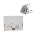 Зеркало складное, прямоугольное, с двукратным увеличением, двустороннее, цвет МИКС - Фото 1