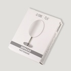 Зеркало настольное, овальное, на ножке, 20×12.5 см, (17.5×12.5 см), цвет серебряный - Фото 8