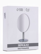 Зеркало настольное, овальное, на ножке, 14.5×29 см, (14.5×19.5 см), цвет серебряный - Фото 5