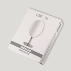 Зеркало настольное, овальное, на ножке, 14.5×29 см, (14.5×19.5 см), цвет серебряный - Фото 6