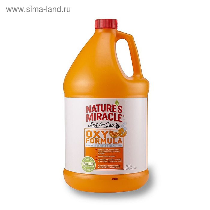 Уничтожитель пятен и запахов 8in1 NM JFC Orange-Oxy Formula от кошек,  3,7 л - Фото 1