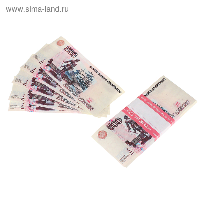 Пачка купюр "500 рублей" - Фото 1