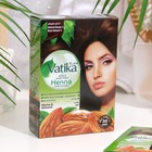 Хна для волос коричневая VATIKA HENNA HAIR COLOURS BROWN, 6 пакетиков по 10 г - Фото 2