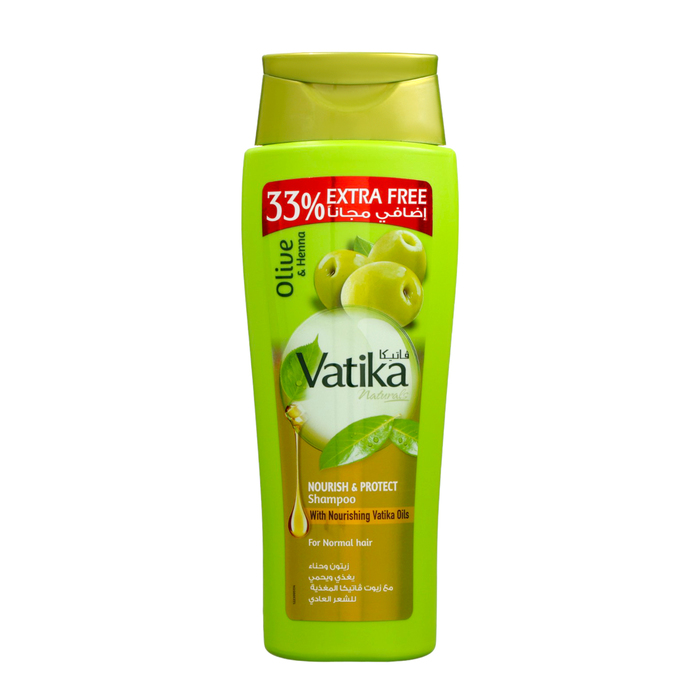 Шампунь для волос Dabur VATIKA Naturals Nourish & Protect питание и защита, 400 мл - Фото 1
