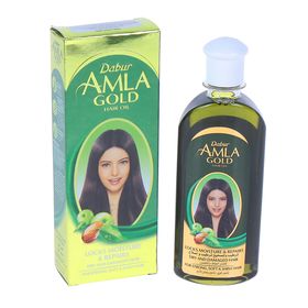 Масло для волос Dabur AMLA Gold «Золотое», естественный блеск, 200 мл 1865396