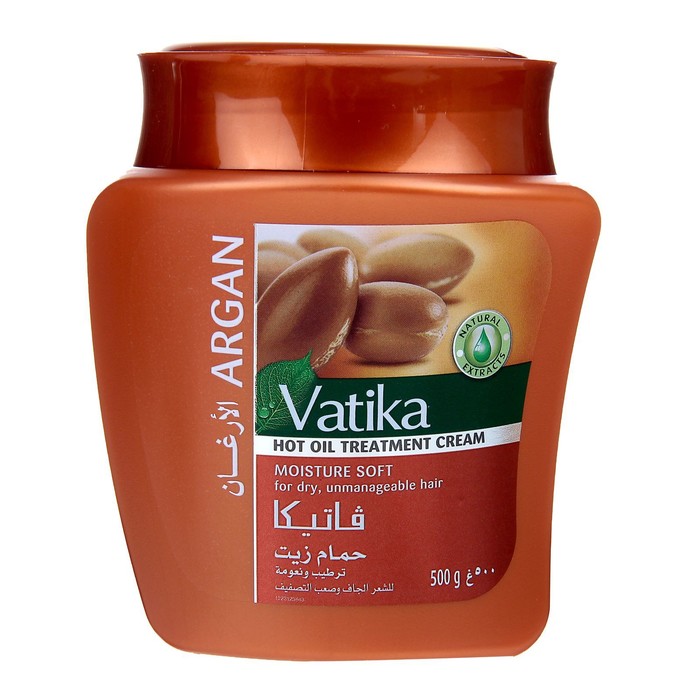 Маска для волос Dabur Vatika Argan мягкое увлажнение, 500 г 14940