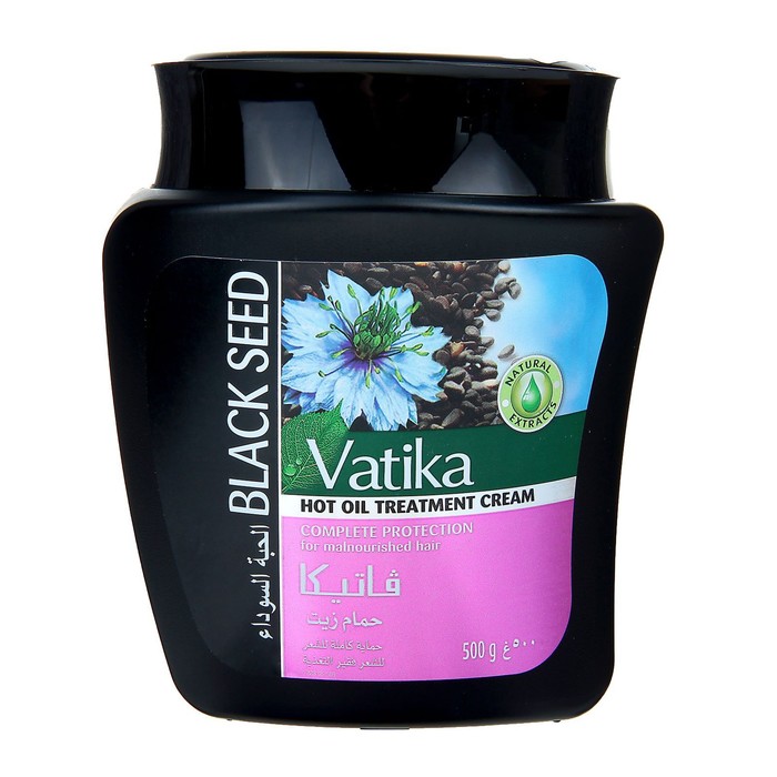 Маска для волос Dabur Vatika Naturals Treatment Cream-Black Seed восстанавливающая, 500 г 14941