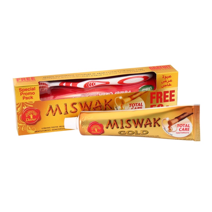 Зубная паста Dabur Miswak Gold, 120 г + 50 г - Фото 1