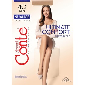 Колготки женские Conte Elegant Nuance, 40 den, размер 2, цвет bronz 1907106