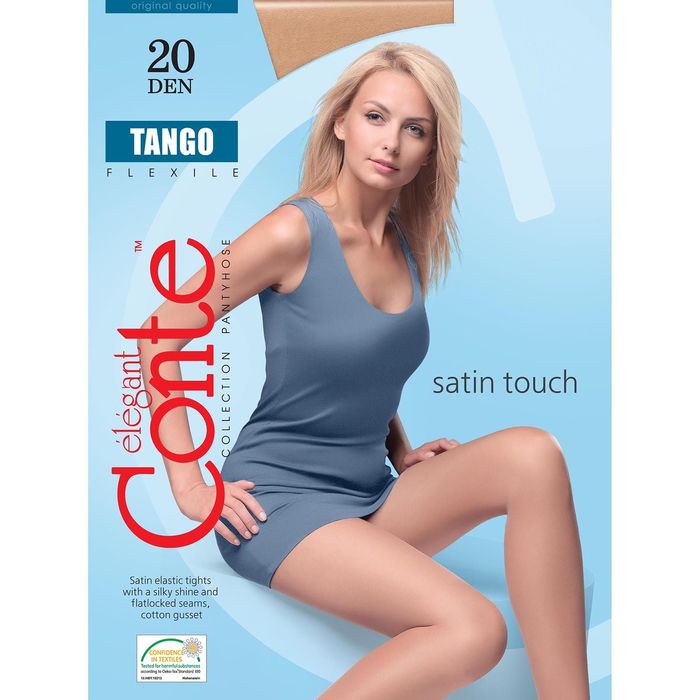 Колготки женские Conte Elegant Tango, 20 den, размер 3, цвет natural