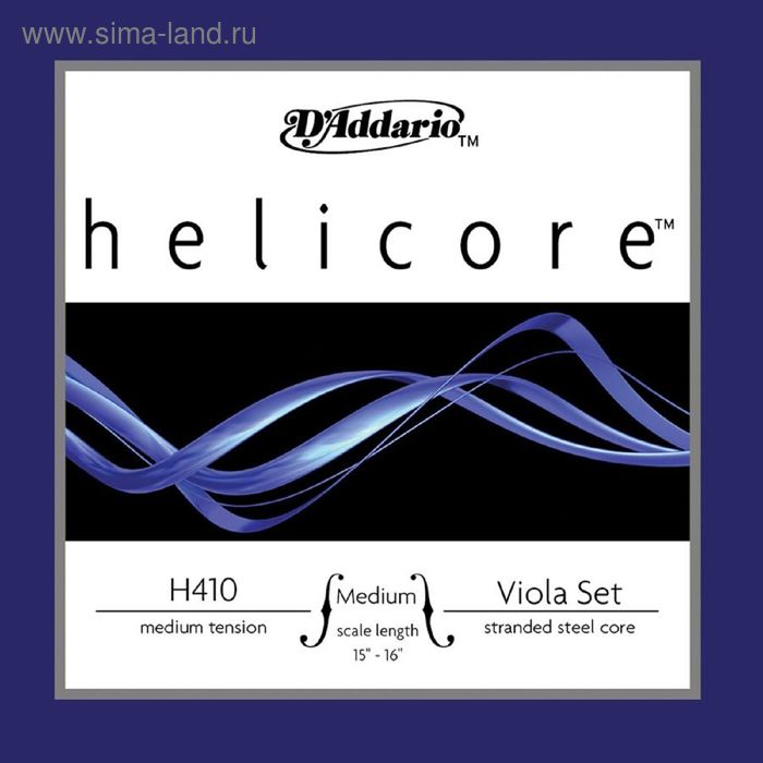 Струны для альта D'Addario H410-MM Helicore - Фото 1