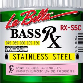 

Струны для бас-гитары La Bella RX-S5C RX – Stainless, нерж.сталь, 45-130