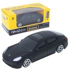 Машина металлическая Porsche Panamera, масштаб 1:64, без механизмов, черный матовый цвет - Фото 1