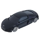 Машина металлическая Audi R8 V10, масштаб 1:64, без механизмов, черный матовый цвет - Фото 2