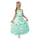 Карнавальное платье "Принцесса 003", р-р 64, рост 122-128 см, цвет мятный - Фото 1