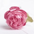 Искусственный цветок "Пион" розовый 26 см - Фото 2