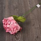 Искусственный цветок "Гортензия" розовая 43 см - Фото 4