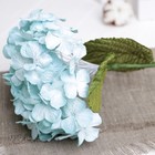 Искусственный цветок "Гортензия" голубая 43 см - Фото 3