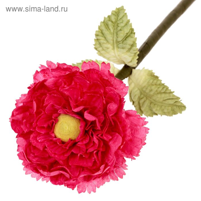 Искусственный цветок "Георгин" ярко-розовый 50 см - Фото 1