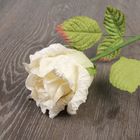 Искусственный цветок "Роза Леди" белая 43 см - Фото 1