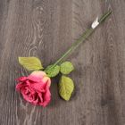 Искусственный цветок "Роза Леди" ярко-розовая 43 см - Фото 4