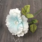 Искусственный цветок "Роза сказочная" нежно-голубая 70 см - Фото 1