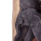 Панно дерево "Слоны. Мамина радость" 53х20х15 см - Фото 3