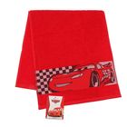 Полотенце махровое "Молния Маккуин", Тачки, 30х70 см, 100% хлопок 370гр/м2 - Фото 1