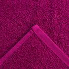 Полотенце махровое Экономь и Я 50х90 см, цв. фуксия, 340 г/м² - Фото 3