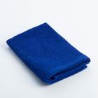 Полотенце махровое Экономь и Я 30х30 см, цв. синий, 340 г/м² - Фото 1