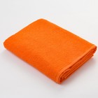 Полотенце махровое Экономь и Я 70х130 см, цв. оранжевый, 320 г/м² - Фото 1