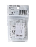 Калькулятор настольный 8-разрядный, KS-005, прозрачный корпус, чёрные кнопки 259679