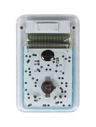 Калькулятор настольный 8-разрядный, KS-005, прозрачный корпус, синие кнопки 259681