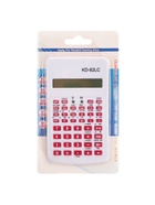 Калькулятор инженерный 10-разрядный, корпус белый, с розовыми кнопками - Фото 1