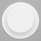 Тарелка одноразовая бумажная «Гол», 18 см - Фото 4