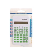 Калькулятор инженерный 10-разрядный, корпус белый, с зелеными кнопками - Фото 1