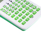 Калькулятор инженерный 10-разрядный, корпус белый, с зелеными кнопками - Фото 4