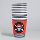 Стакан одноразовый бумажный «Пиратский» ,250 мл, на Хэллоуин - Фото 2