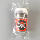 Стакан одноразовый бумажный «Пиратский» ,250 мл, на Хэллоуин - Фото 3