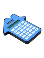 Калькулятор настольный «Домик», 8-разрядный, голубой - Фото 2