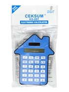 Калькулятор настольный «Домик», 8-разрядный, голубой - Фото 5