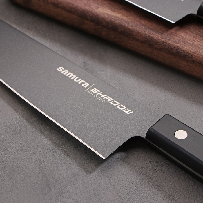 Набор ножей Samura SHADOW, 2 шт, лезвие: 12 см, 20,8 см - фото 1884759951
