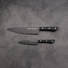 Набор ножей Samura SHADOW, 2 шт: лезвие: 12 см, 20,8 см - Фото 4