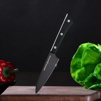 Нож кухонный Samura SHADOW, для овощей, лезвие 9,9 см